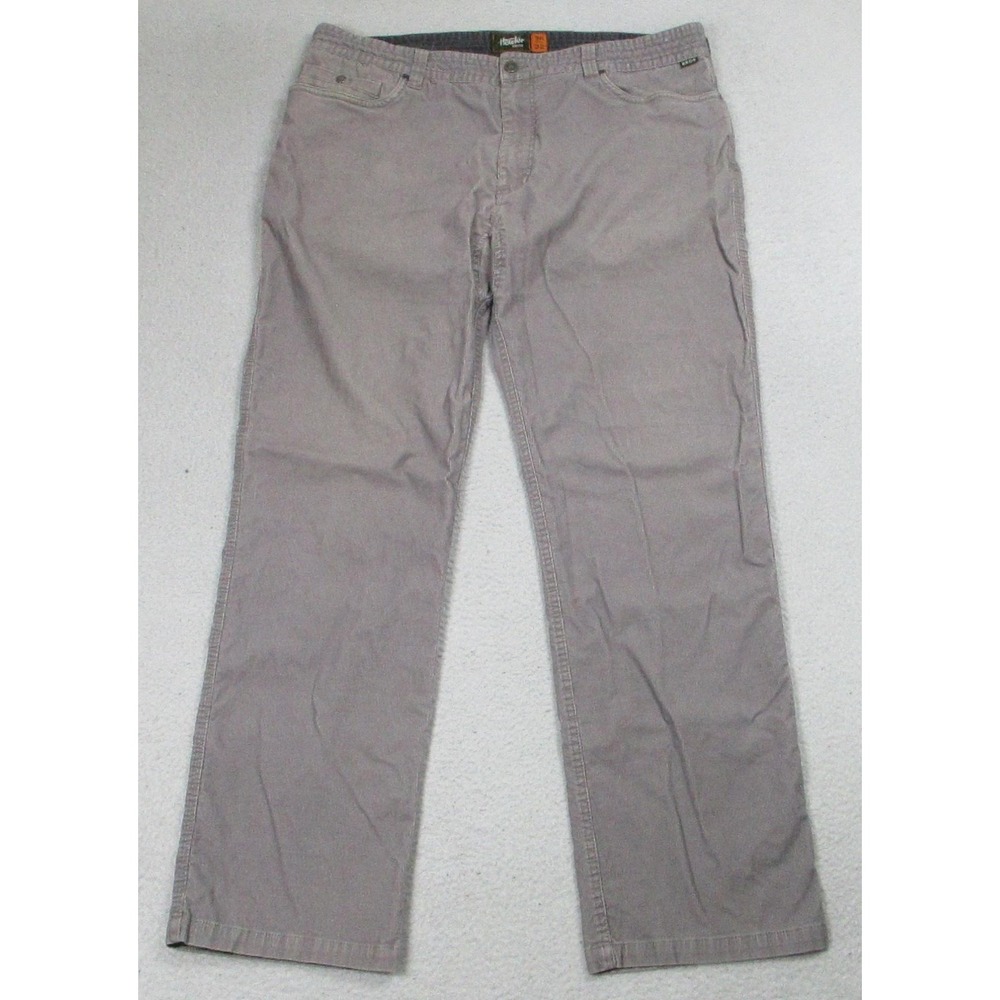 Howler Bros Pants Mens 38x32 Gray Corduroy Chino Stretch Howler‎ Trousers Casual